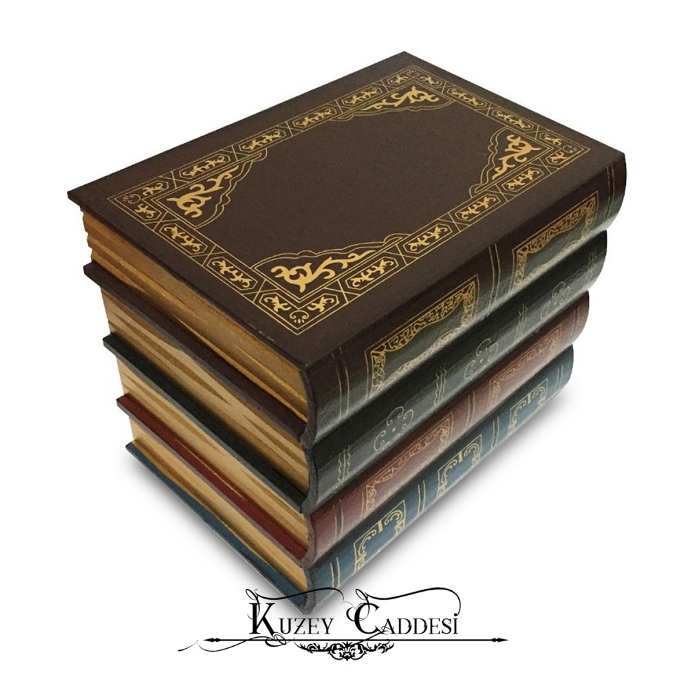 Kitap Görünümlü Ahşap Kutu